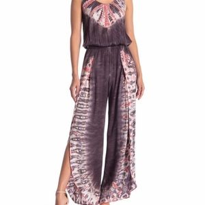 Young Fabulous & Broke Payson Tie Dye Boho Jumpsuit, Small